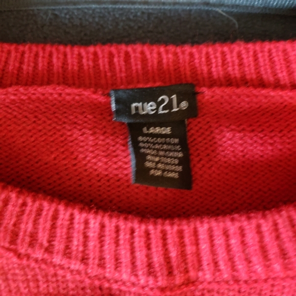 Christmas New Year Flip Sequin Holiday Sweater - Picture 4 of 4